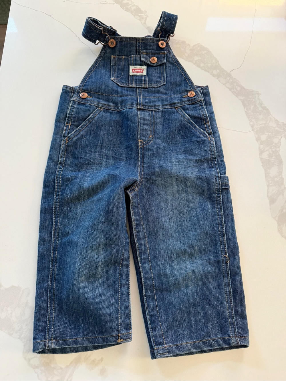 classic Levi's Baby Denim Overalls 24 months